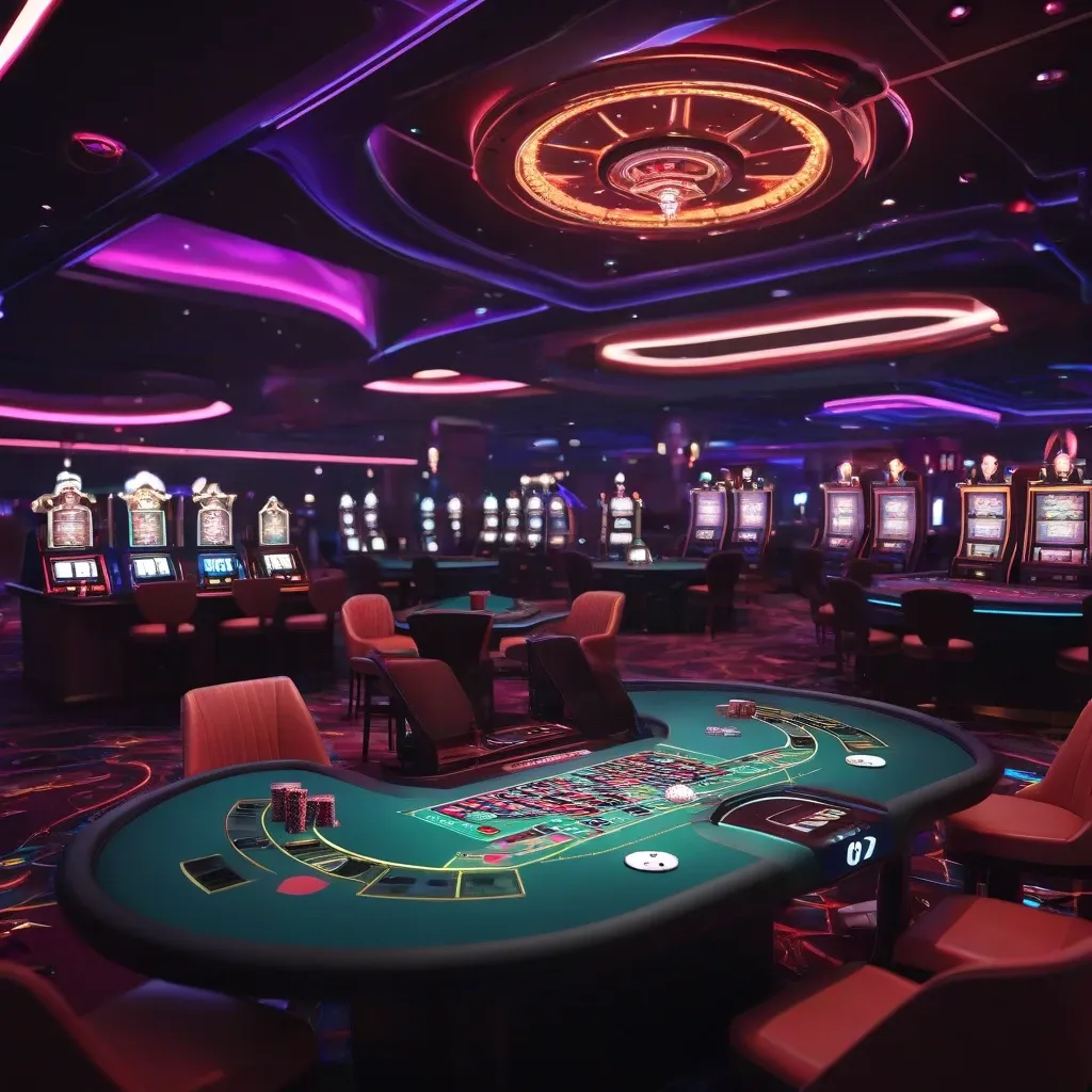 Luxurious Casino Game Lobby